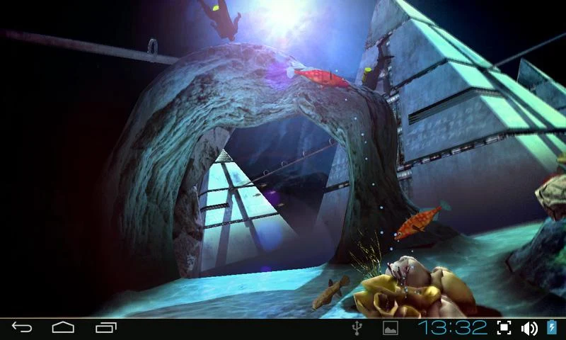 Atlantis 3D Pro Live Wallpaper - Screenshot