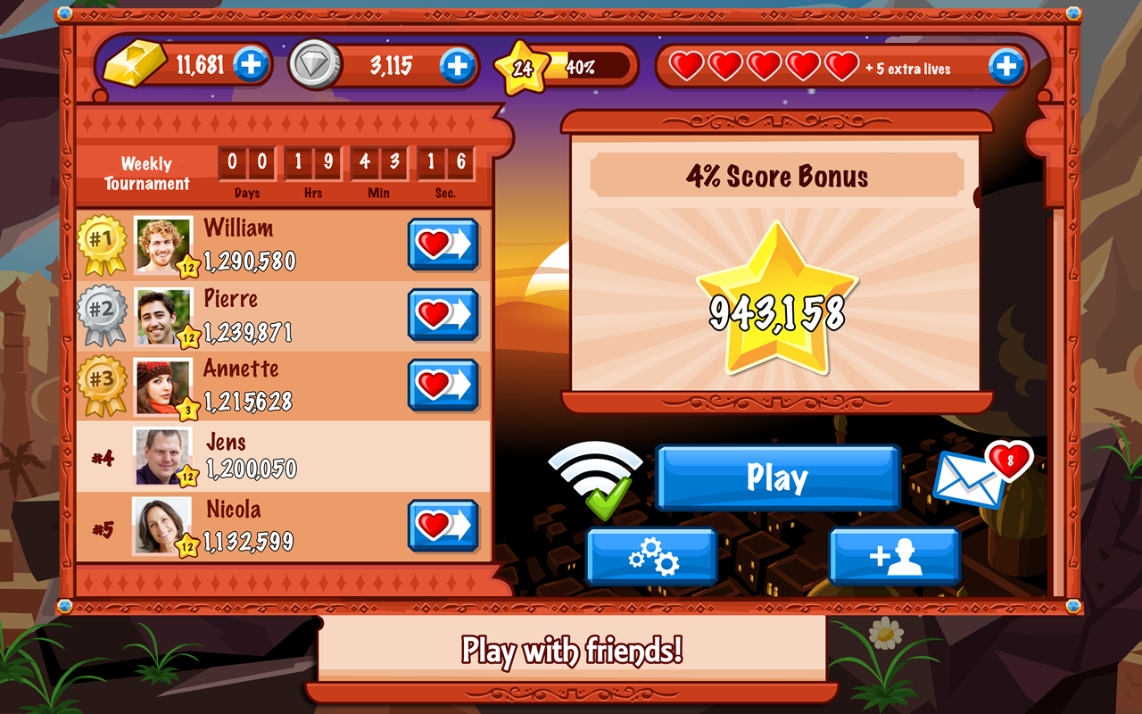 Diamond Dash - screenshot