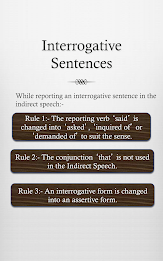 Grammar : Reported Speech poster 10