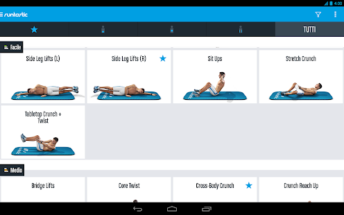 Runtastic Six Pack Addominali Screenshot