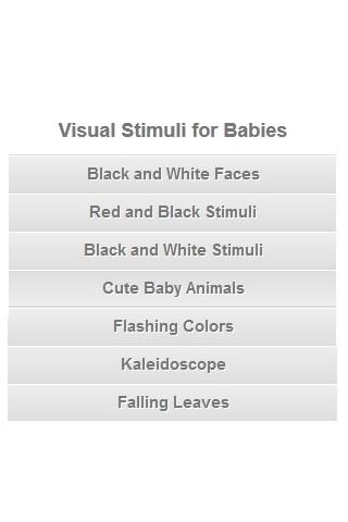 Baby Visual Stimulus