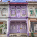 Conserved Peranakan Terrace Houses