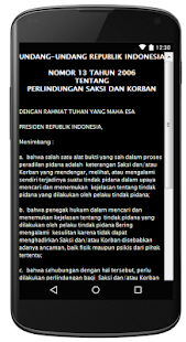 How to download UU PERLINDUNGAN SAKSI & KORBAN 1.0 apk for laptop