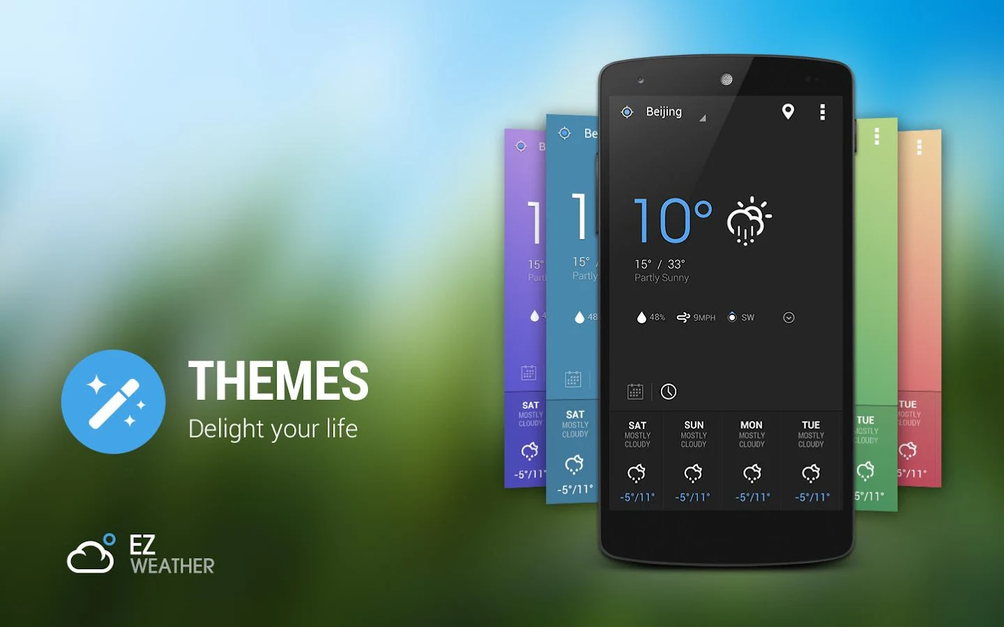 Weather Widget - EZ Weather HD - screenshot