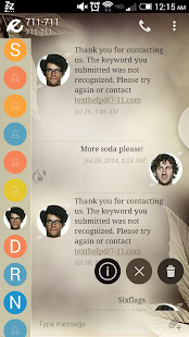 EvolveSMS Theme - ZenScape Screenshots 3