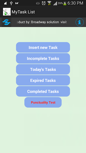 My Tasks List