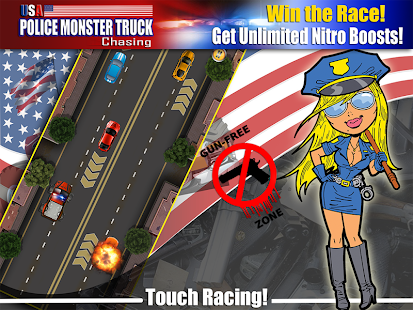 免費下載賽車遊戲APP|USA Police Monster truck app開箱文|APP開箱王