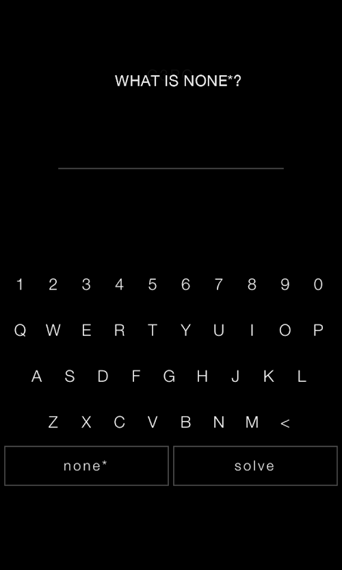Android application none* screenshort