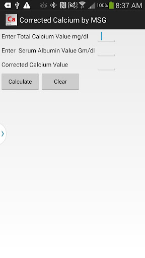 Corrected Calcium