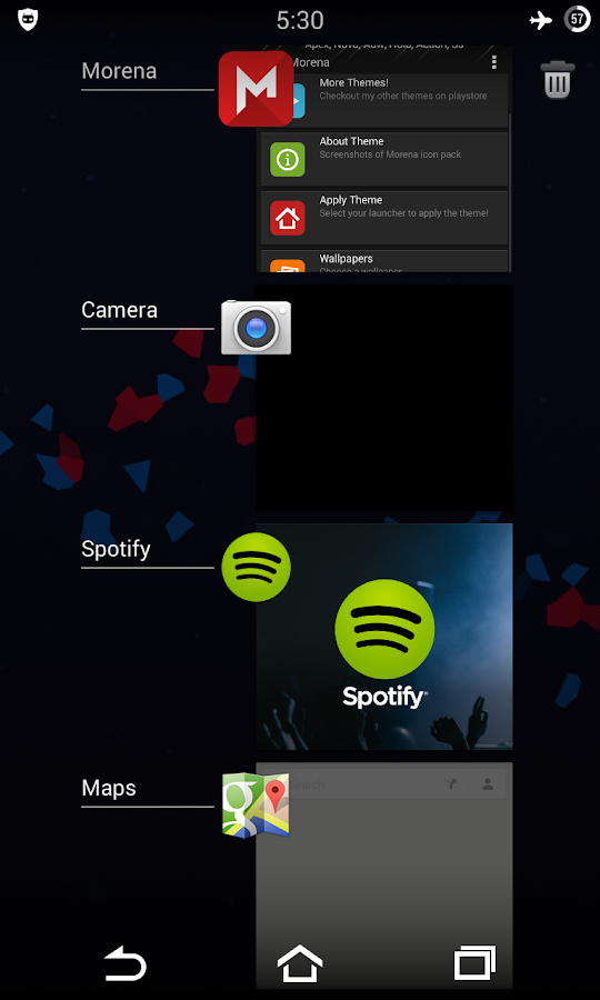 Flow Theme for CM11 - screenshot