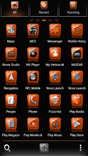 【免費個人化App】Slick Launcher Theme Orange-APP點子