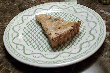 Prune and Goat Cheese Tart with Walnut Spice Crust