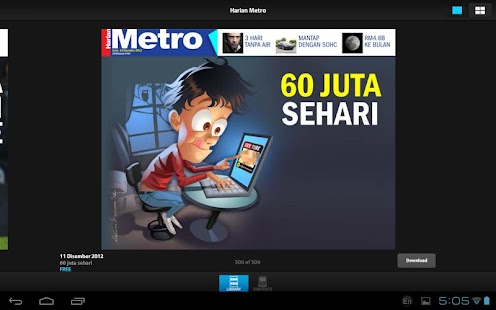 How to mod Harian Metro for Tablet 3.0.0.4.70378 unlimited apk for android