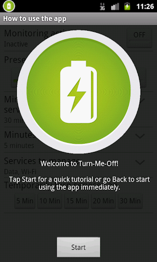 Turn Me Off Battery Saver