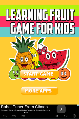 【免費教育App】Learning Fruit Game For Kids-APP點子