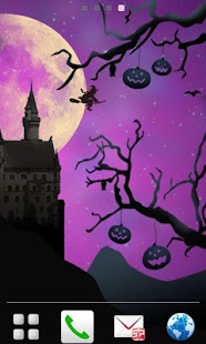 真夜中のハロウィンライブ壁紙。 Screenshots 4