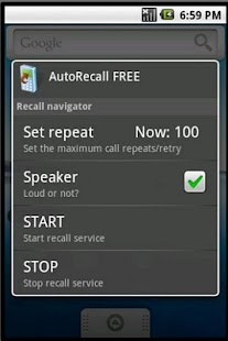 AutoRecall auto dial redial