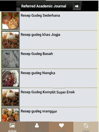 【免費書籍App】Aneka Resep Gudeg Lengkap-APP點子