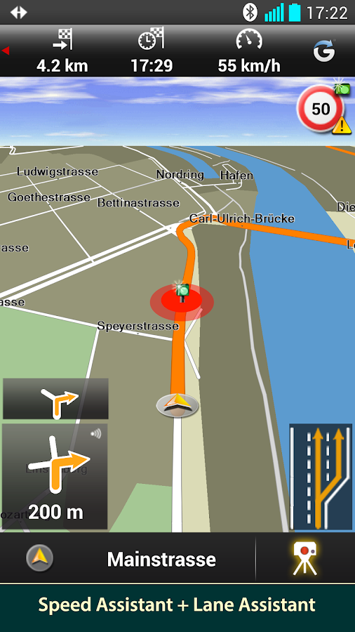 NAVIGON Europe - screenshot