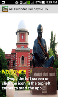 AU Calendar Holidays 2015 Screenshots 0