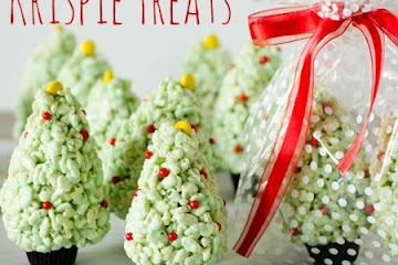 Christmas Tree Krispie Treats