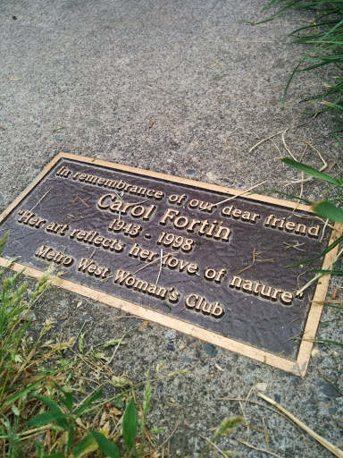 Carol Fortin Memorial Bench