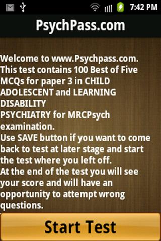 MRCPsych Child LD Paper 3