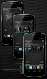 Glass clock. widget. BOX. PRO poster 2