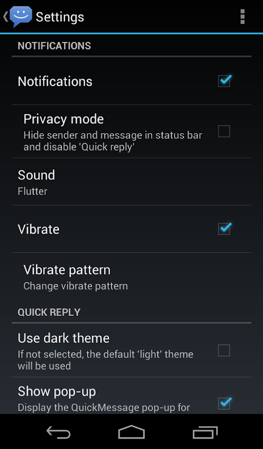 8sms (Stock Messaging, KitKat) - screenshot