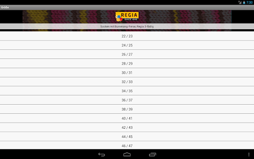 download Socken Größentabellen free