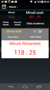 Lastest Minuti Residui - Controllo APK for Android