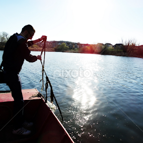 Fisherman by Marija Mitrović - People Street & Candids