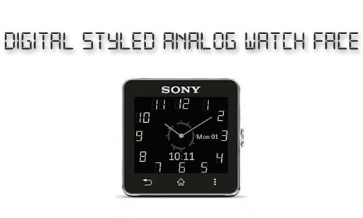 【免費工具App】Digital Style Analog Clock SW2-APP點子