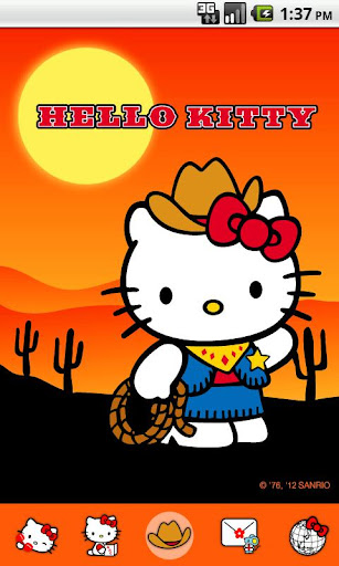 Hello Kitty CowGirl Theme
