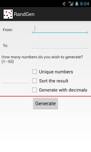 Random Number Generator