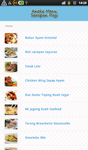 Resep Sarapan Pagi Praktis Screenshots 1