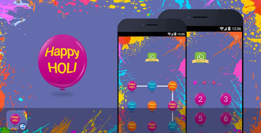 AppLock Theme - Holi Festival
