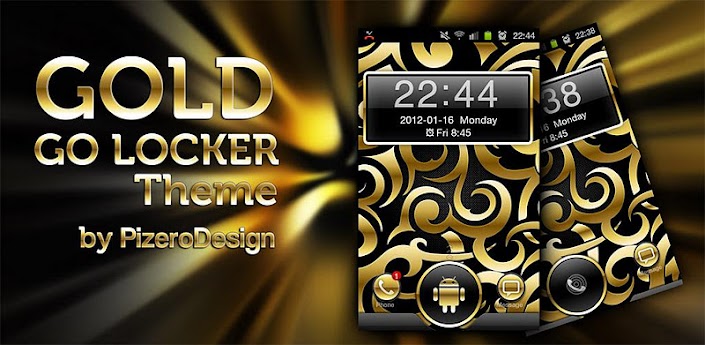 Gold Droid GO Locker