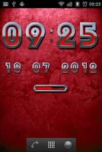 RED DIGITAL Clock - náhled