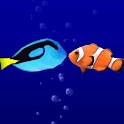 Aqualand – 3D Fish aquarium logo
