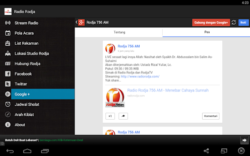   Radio Rodja- screenshot thumbnail   