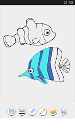 Fish Coloring Games poster 2