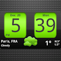 Flip Clock xTheme Widget 4x2 for Android&trade;