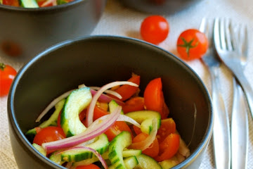 Cherry Tomato and Cucumber Salad