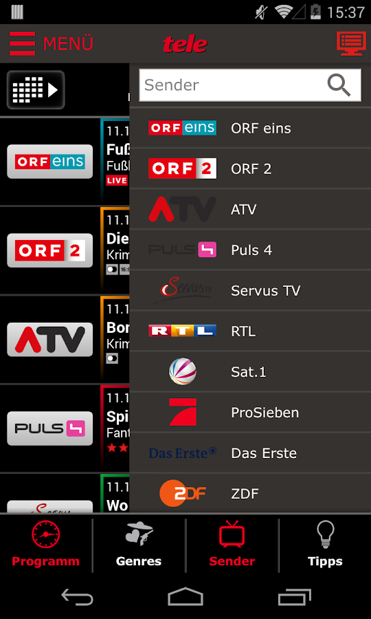Fernsehprogramm
