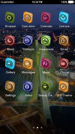 【免費旅遊App】City Night C Launcher Theme-APP點子