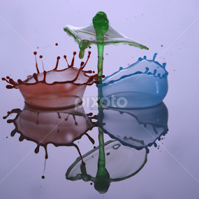 colorfull by Parjiyo Suwardi - Abstract Water Drops & Splashes