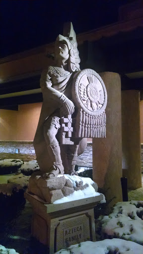 Azteca Family Statue