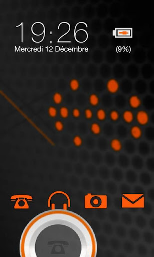 【免費個人化App】Sense Orange Go Locker theme-APP點子