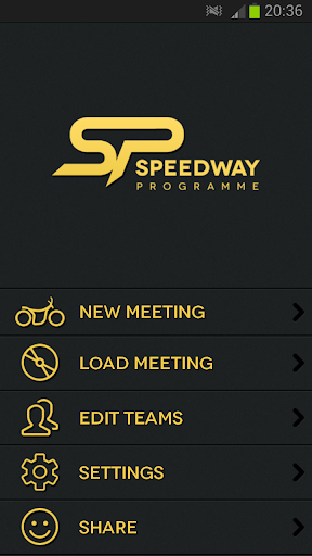 Speedway Programme